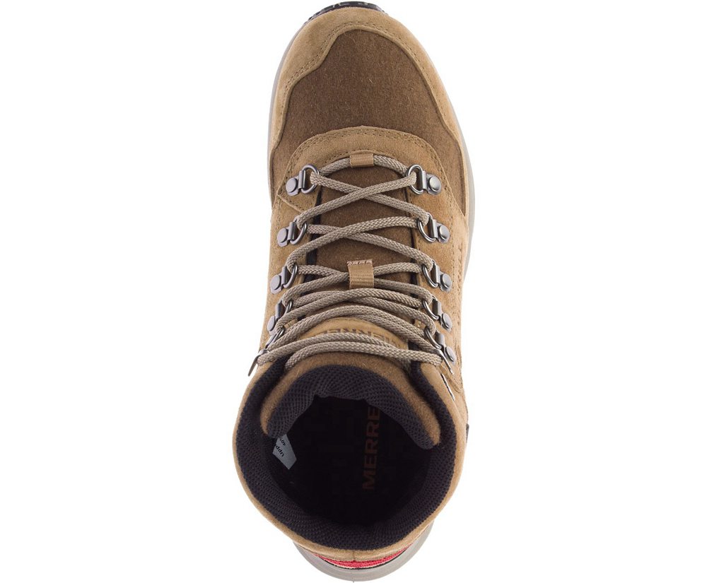 Botas Senhora - Merrell Ontario 85 Wool Mid Waterproof - Marrom - MKT531690